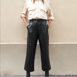 Frankie Shop Leather Pants